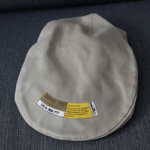 Diesel DS9 Cabbie Style Brown 100% Cotton Made in Italy Adjustable Hat Size I - Picture 1 of 16